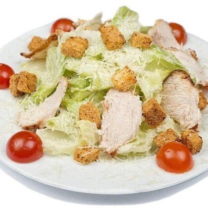 Салат «Цезарь» с курицей