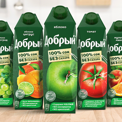 Сок Добрый в ассортимента