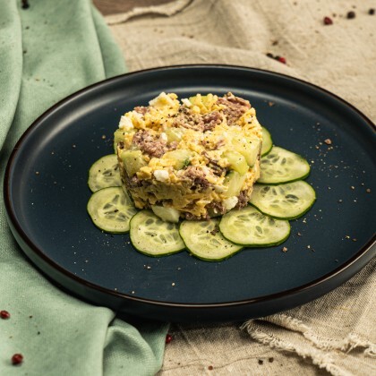 С бужениной и огурцом