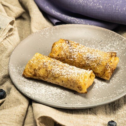 Блины с творогом