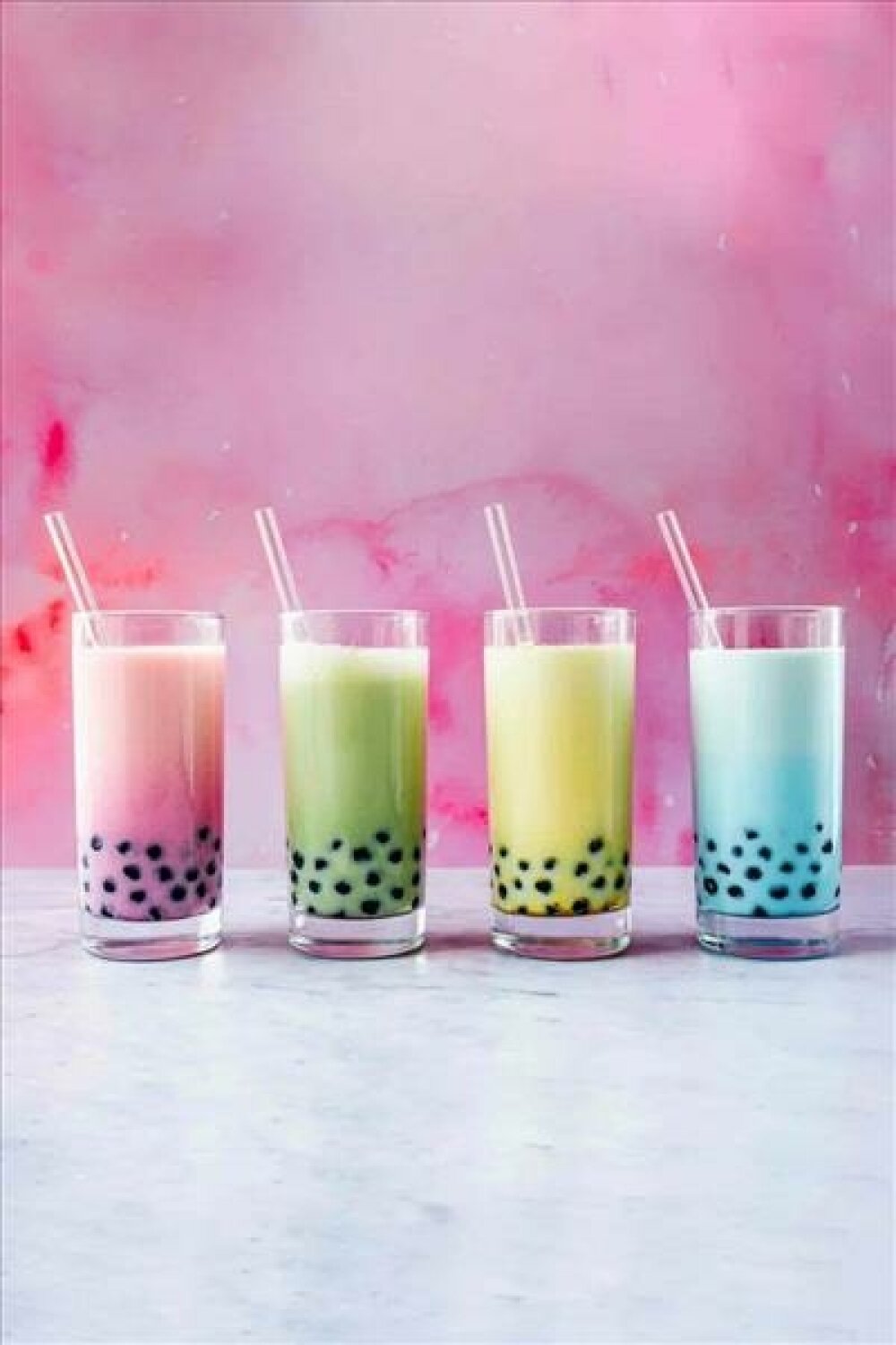 Напиток Bubble Tea Персик-Земляника