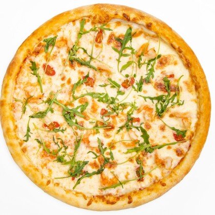 Пицца с креветкой