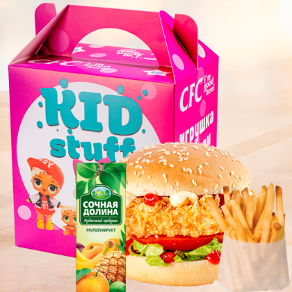 КидСтафф для девочки с соком мультифрукт