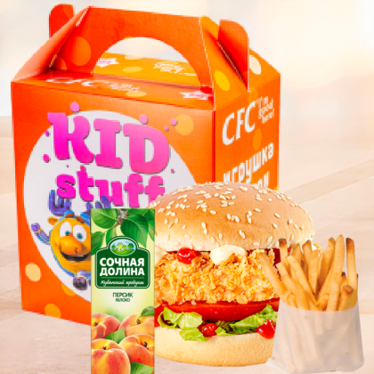 КидСтафф для мальчика с персиковым соком