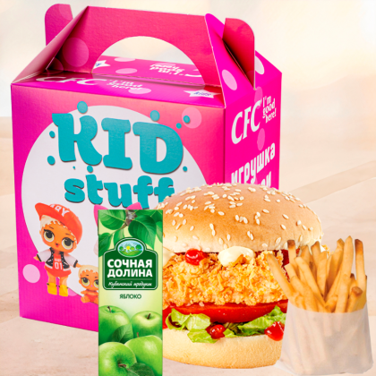 КидСтафф для девочки с яблочным соком