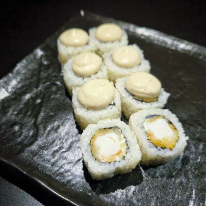 Цезарь с креветкой темпура