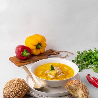 Суп куриный