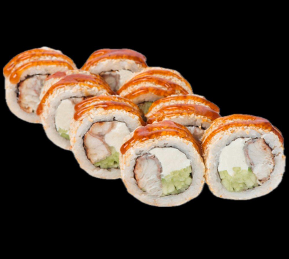 Калифорния с угрем в кунжуте