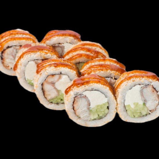 Калифорния с угрем в кунжуте