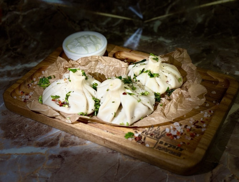 Хинкали калакури (с зеленью)