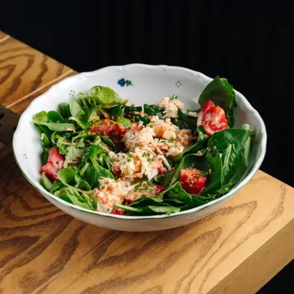 Салат с крабом