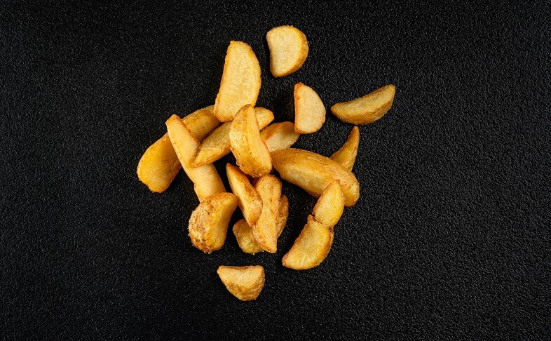 Картофель по-деревенски солёный