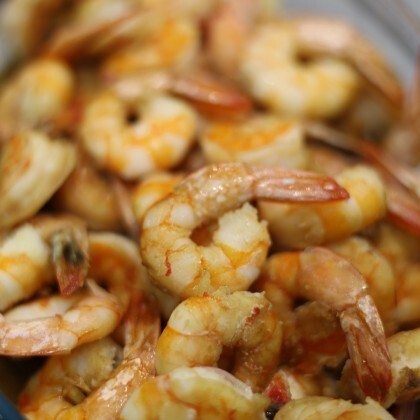 Креветки в соевом соусе