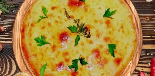 Пирог с картофелем и грибами