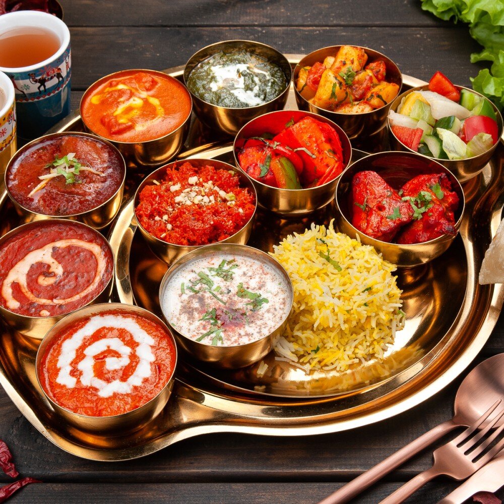 Indian curry SPL Thali/Спешл тали