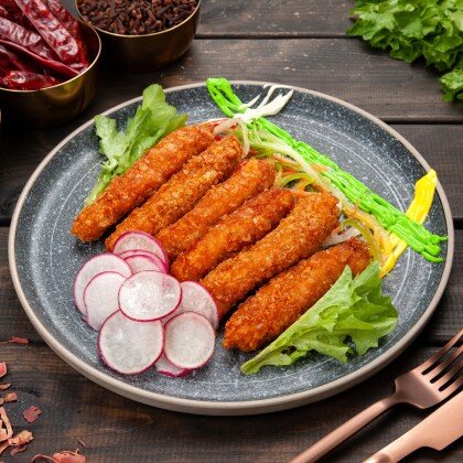 corn flakes chicken fingers/Кукрузные хлопья куриные пальчики