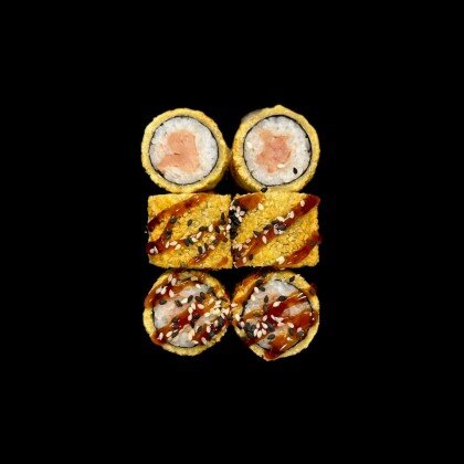 Жареные маки с тунцом