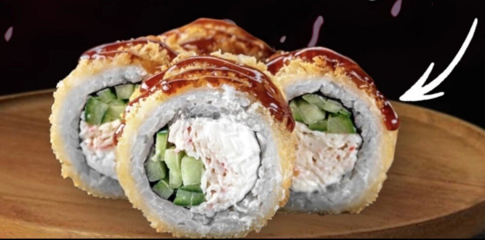 Ролл Темпура Краб 4 шт