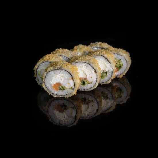 Сяке эби темпура