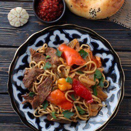 Лагман жареный