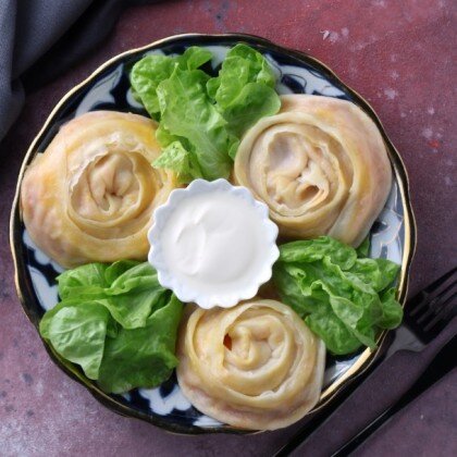 Манты с тыквой 3 шт.