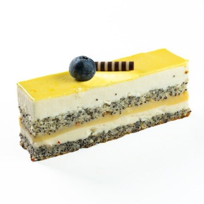 Пирожное Лимонно-маковое