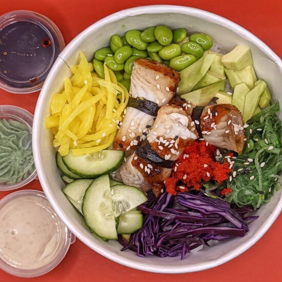 Поке с угрём