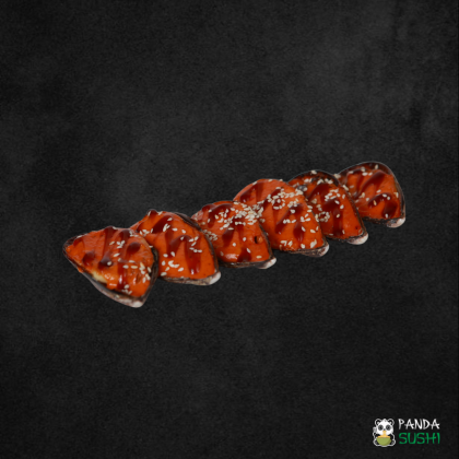 Мидии, запеченные под соусом спайси