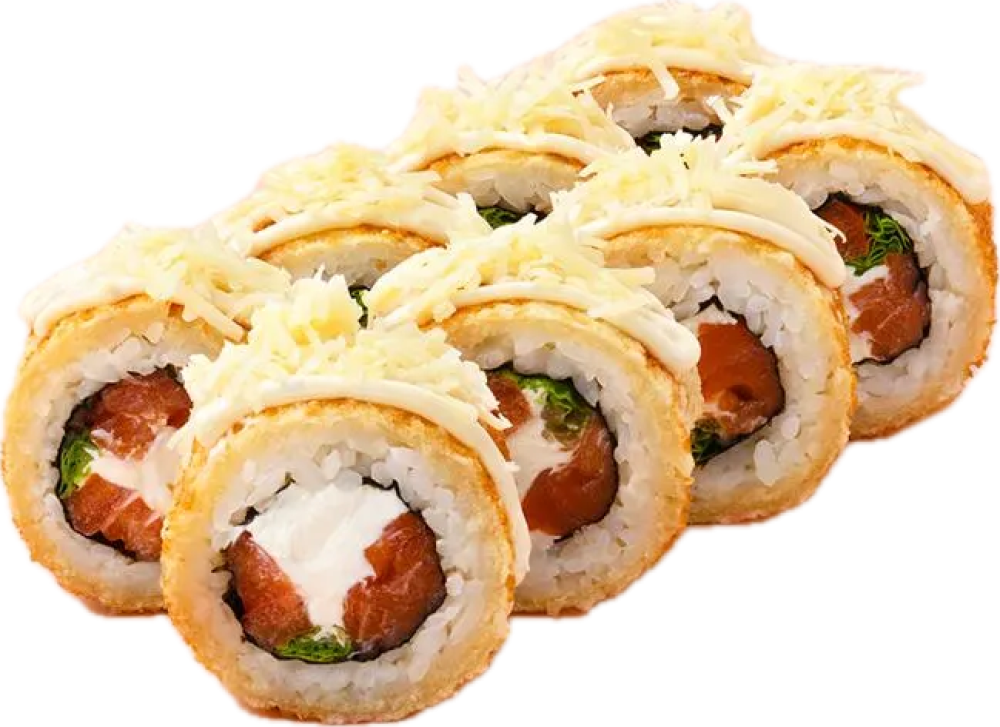 Ролл Цезарь Темпура с Лососем