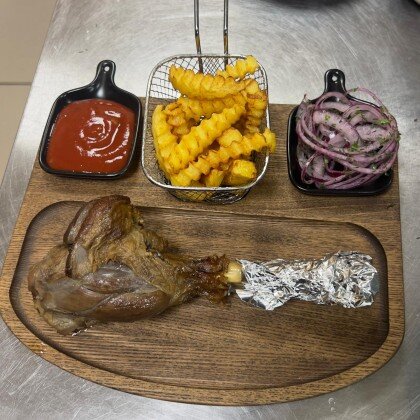 Голень баранины по-восточному