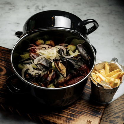 Mидии с белым вином и лемонграссом 0,5