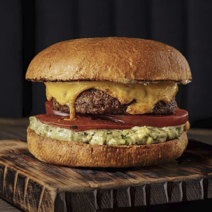 Бургер с растительным мясом