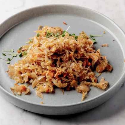 Жареная квашеная капуста