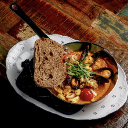 Соте из морепродуктов