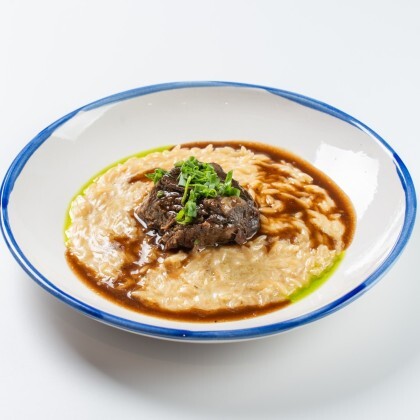 Томлённые щёки с орзо