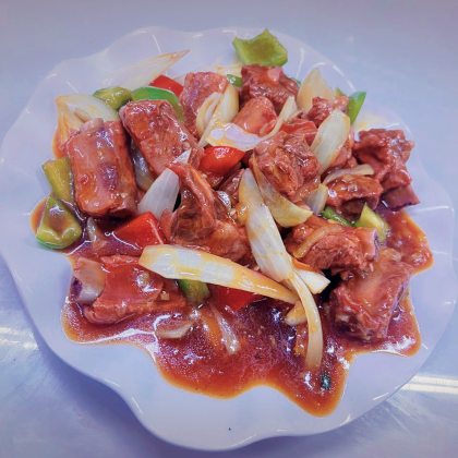 9. Тушенные говяжьи ребра