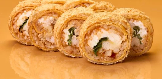 Тортилья в темпуре с курицей