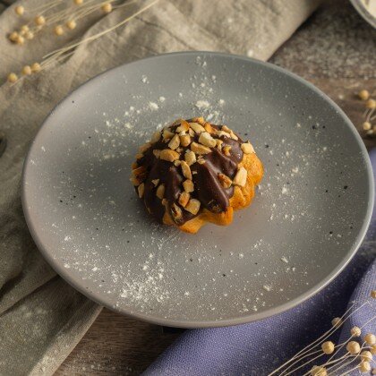 Пирожное Шу с кремом