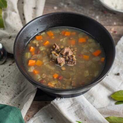 Хамин ( с чечевицей и говядиной)