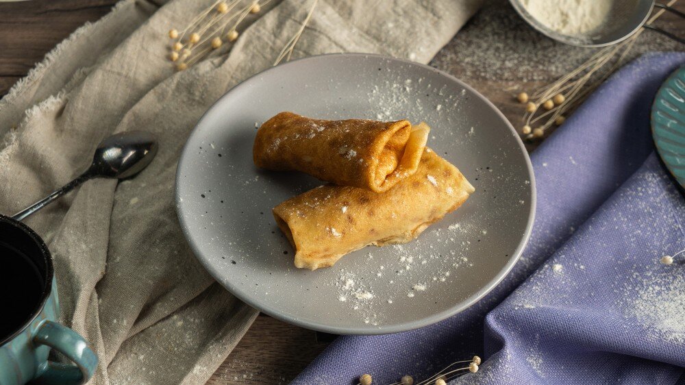 Блины с куриной печенью