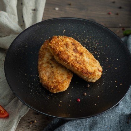 Котлеты комбинированные с перцем