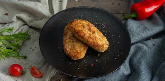 Котлеты комбинированные с перцем