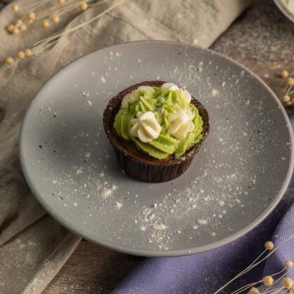 Капкейк фисташка-малина