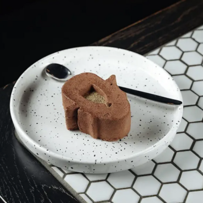 Шоколадный мусс малиной и миндальным кранчем NEW24