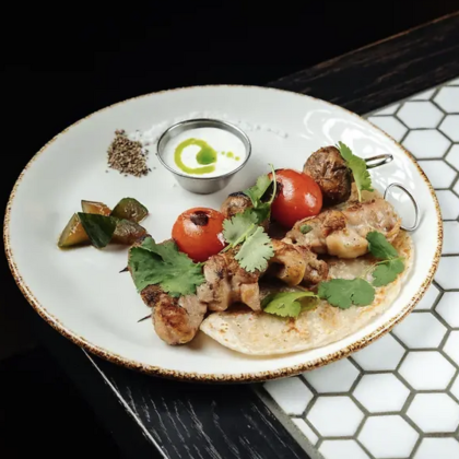 Шашлык из куриного бедра