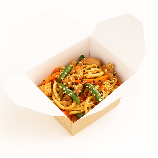 Удон с курицей