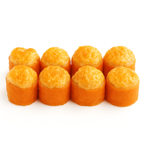 Запеченный ролл с креветкой