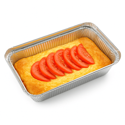 Омлет с помидорами