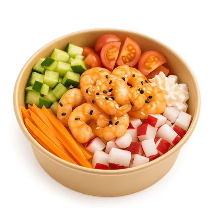 Поке с креветками