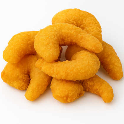 Креветки в панировке с соусом